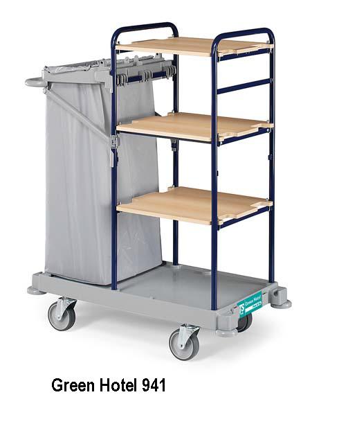 Wózek do obsługi pokoi hotelowych - Green Hotel - Compact Line