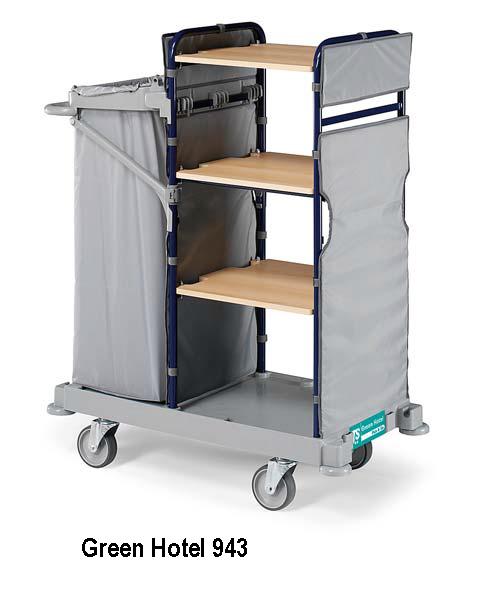 Wózek do obsługi pokoi hotelowych - Green Hotel - Compact Line