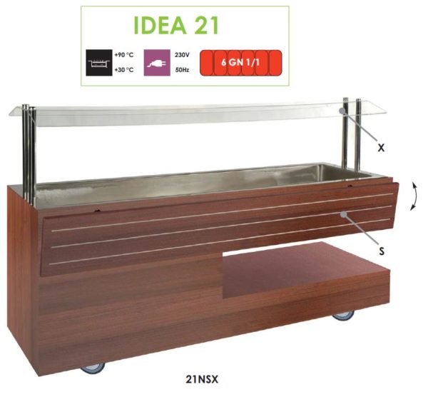 Stół z bemarem podgrzewanym - IDEA 21