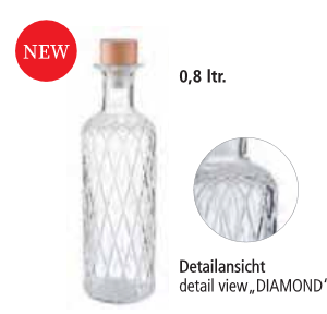 Karafka Diamond 0,8L