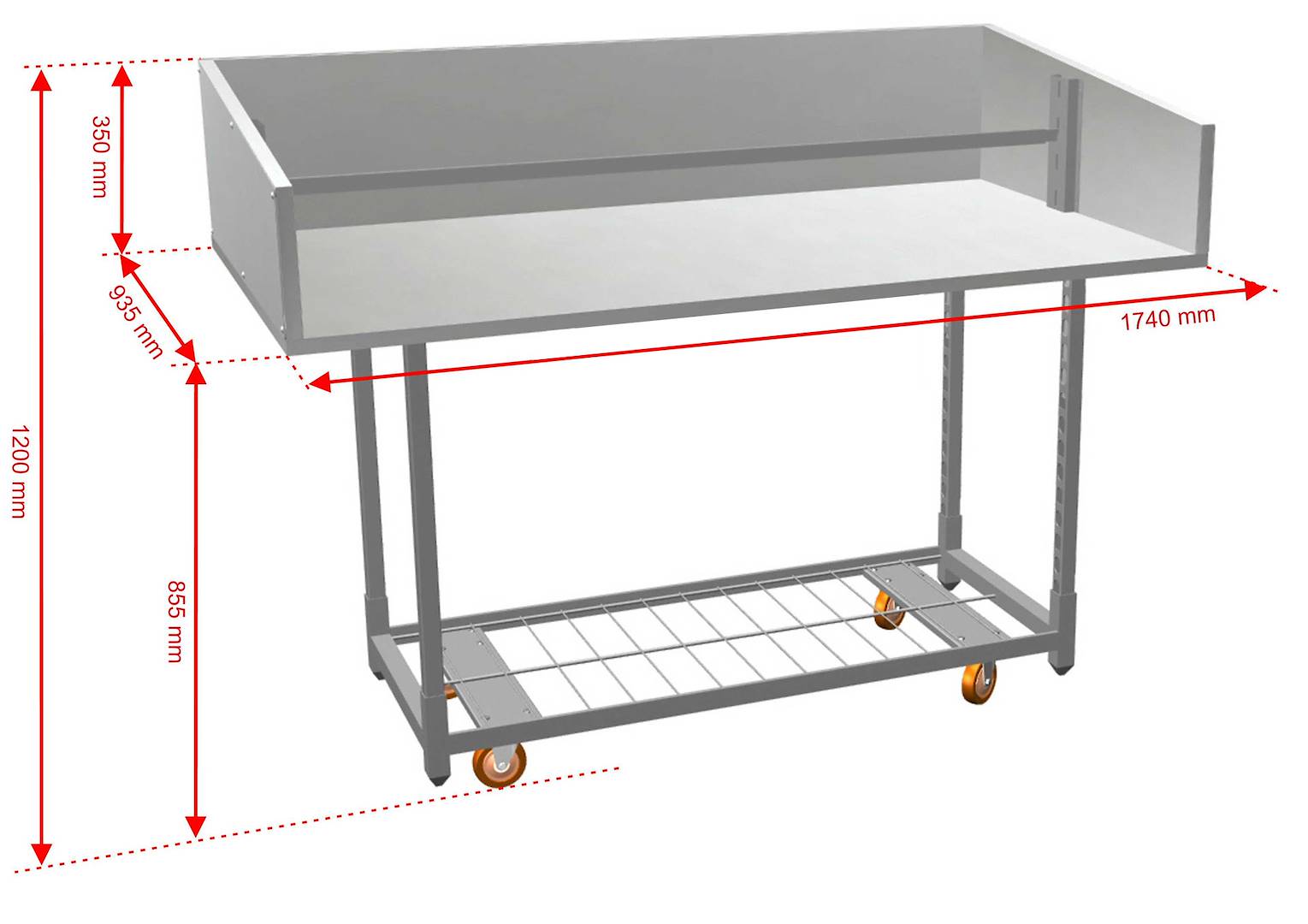 banco-da-rinvaso-in-acciaio-con-carrello-dc-a-griglia-495265-578957-578963 Stalowy stół roboczy