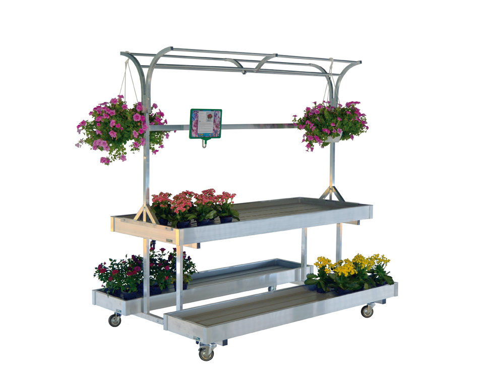 basket-holder-with-2-tie-beam-483870 Nadstawka - uchwyt na koszyk do wyspy 3 półki