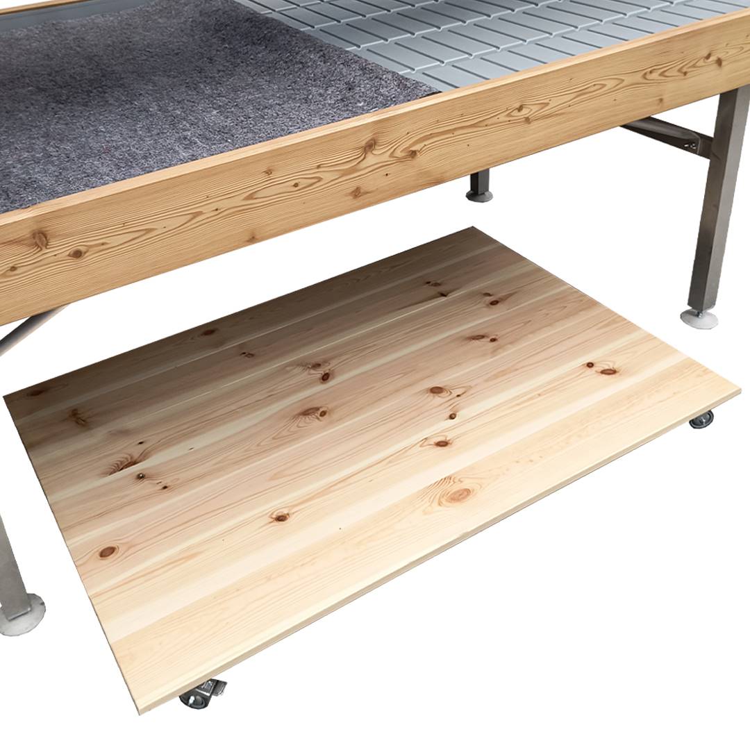 pedana-bancale-espositore-583323 Podnóżek z naturalnego drewna na kółkach